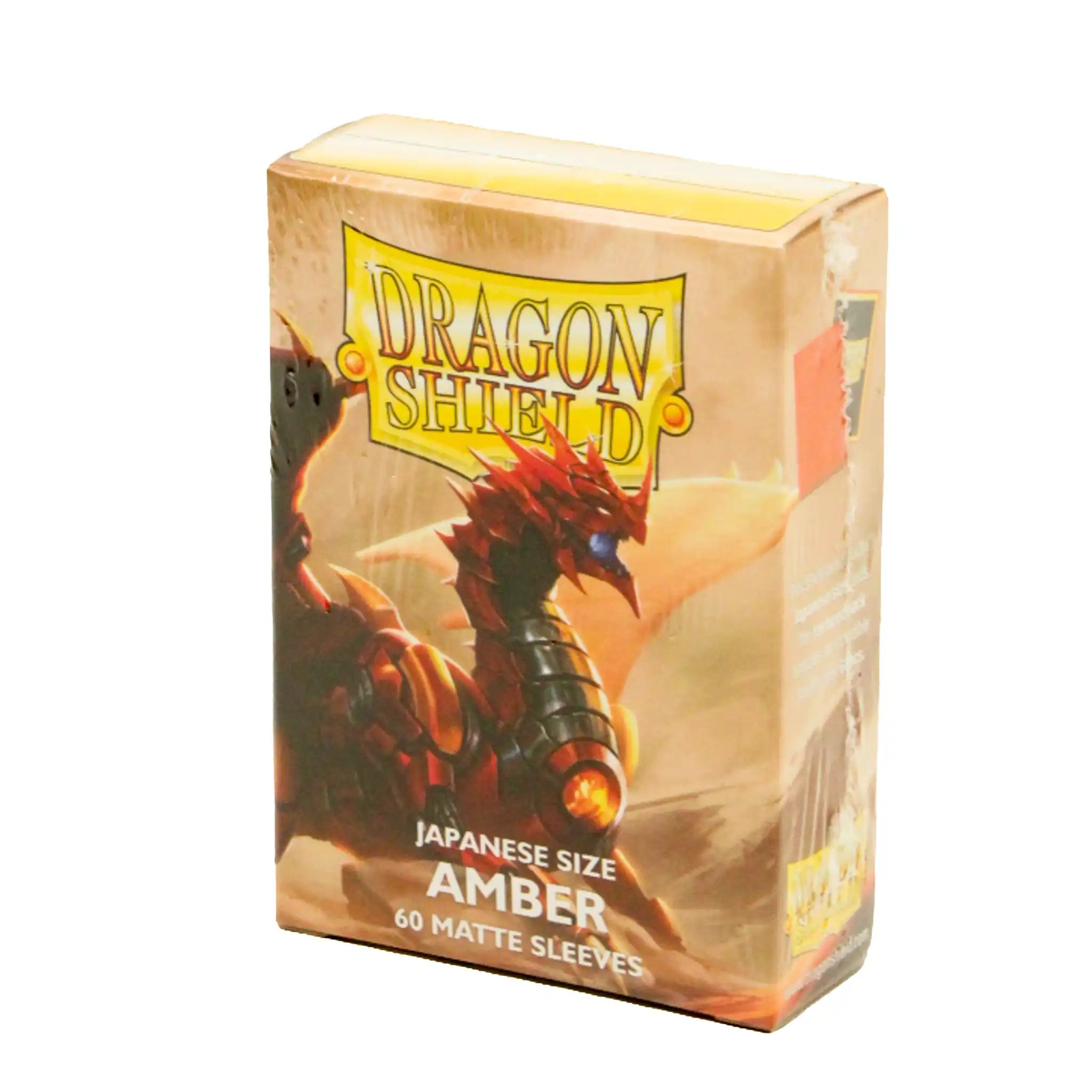 Dragon Shield - Matte - Amber (60) (Japanese Size)