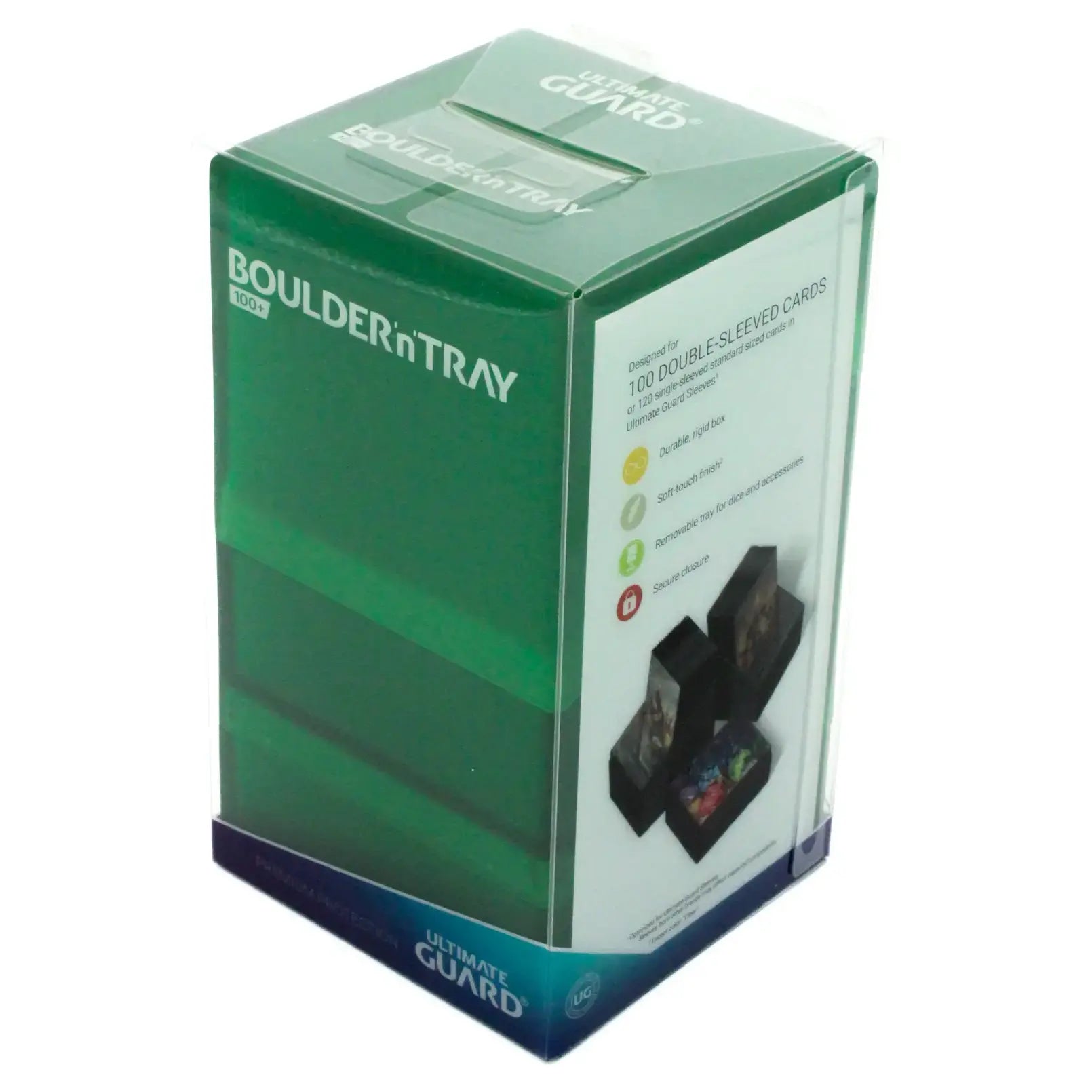Ultimate Guard - Boulder 'N' Tray 100+ Frosted Emerald