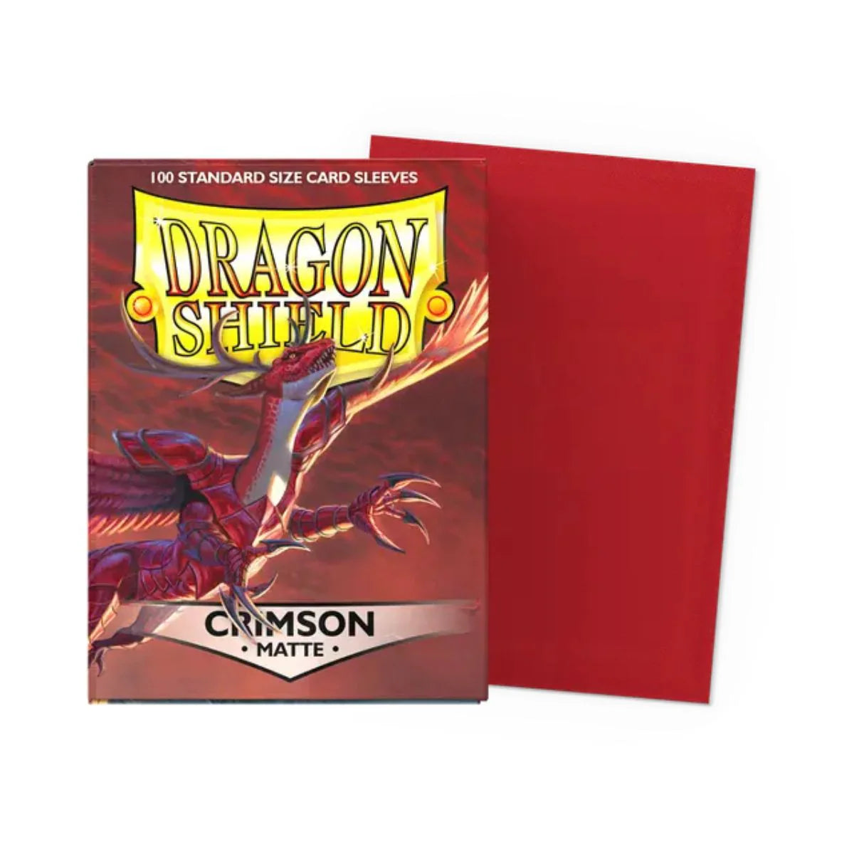 Dragon Shield - Matte - Crimson (100) (Standardgröße)