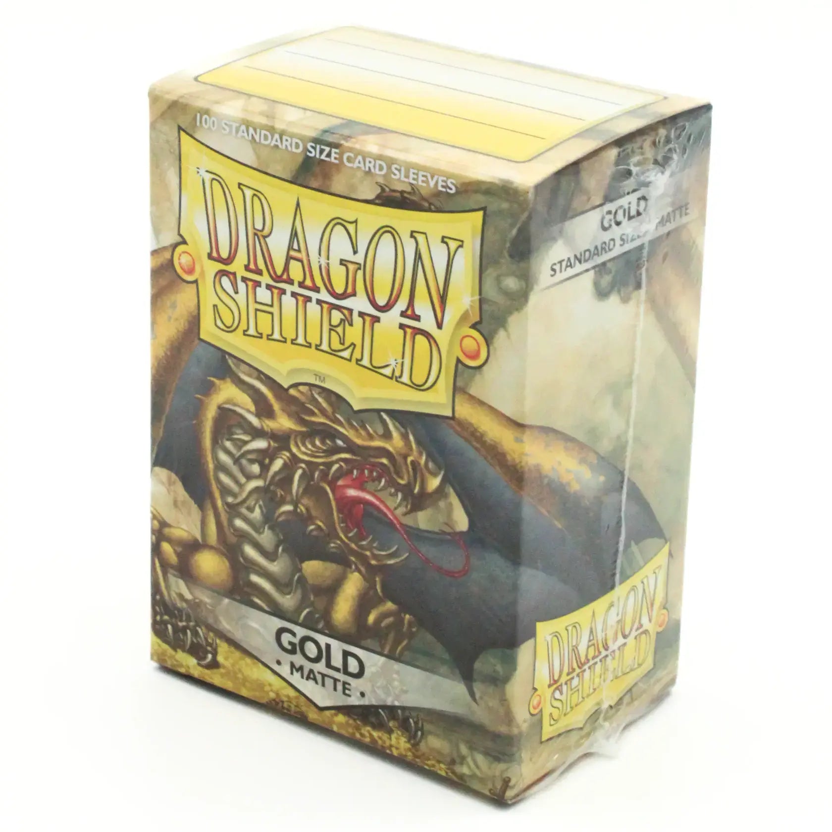 Dragon Shield - Matte - Gold (100) (Standardgröße)
