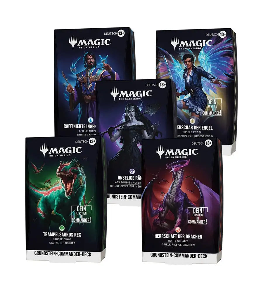 Magic the Gathering Foundations-Commander-Decks 5 Decks DE (Vorbestellung)