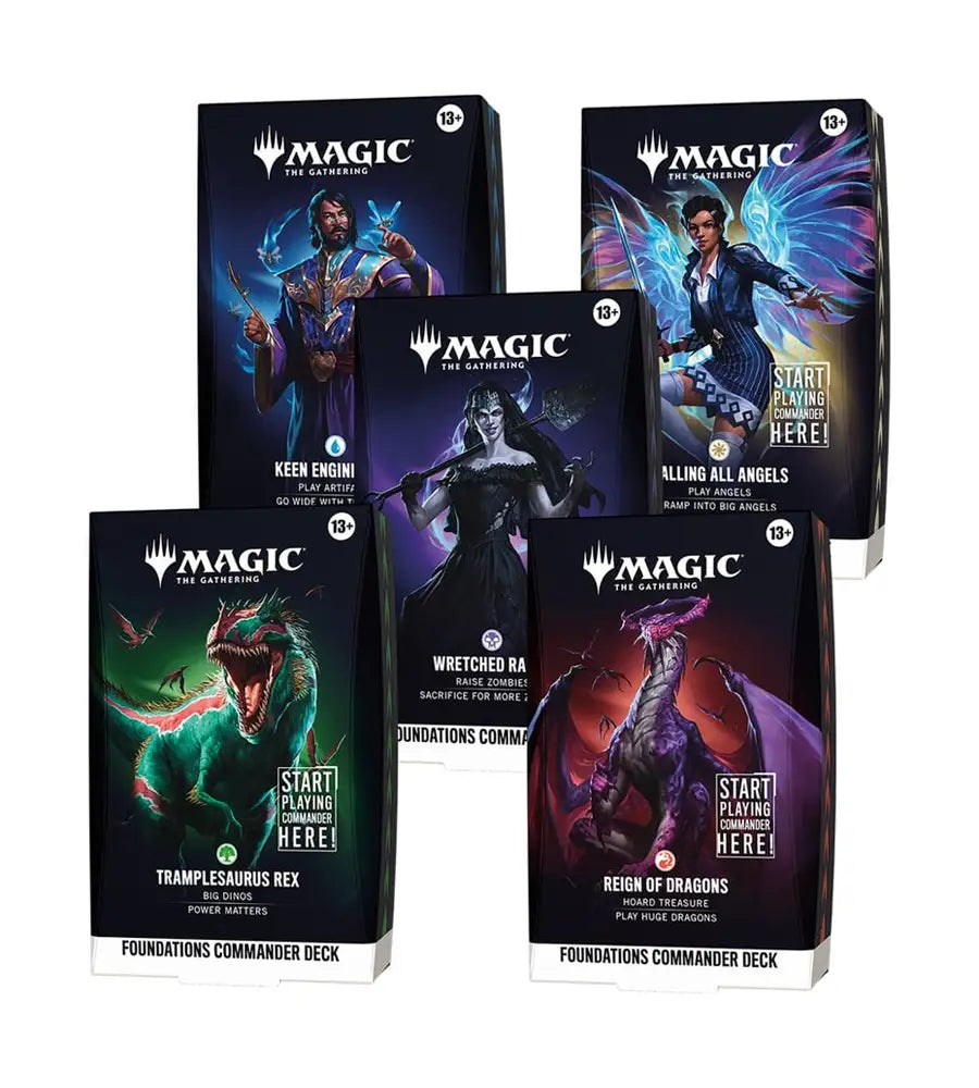Magic the Gathering Foundations-Commander-Decks 5 Decks EN (Vorbestellung)