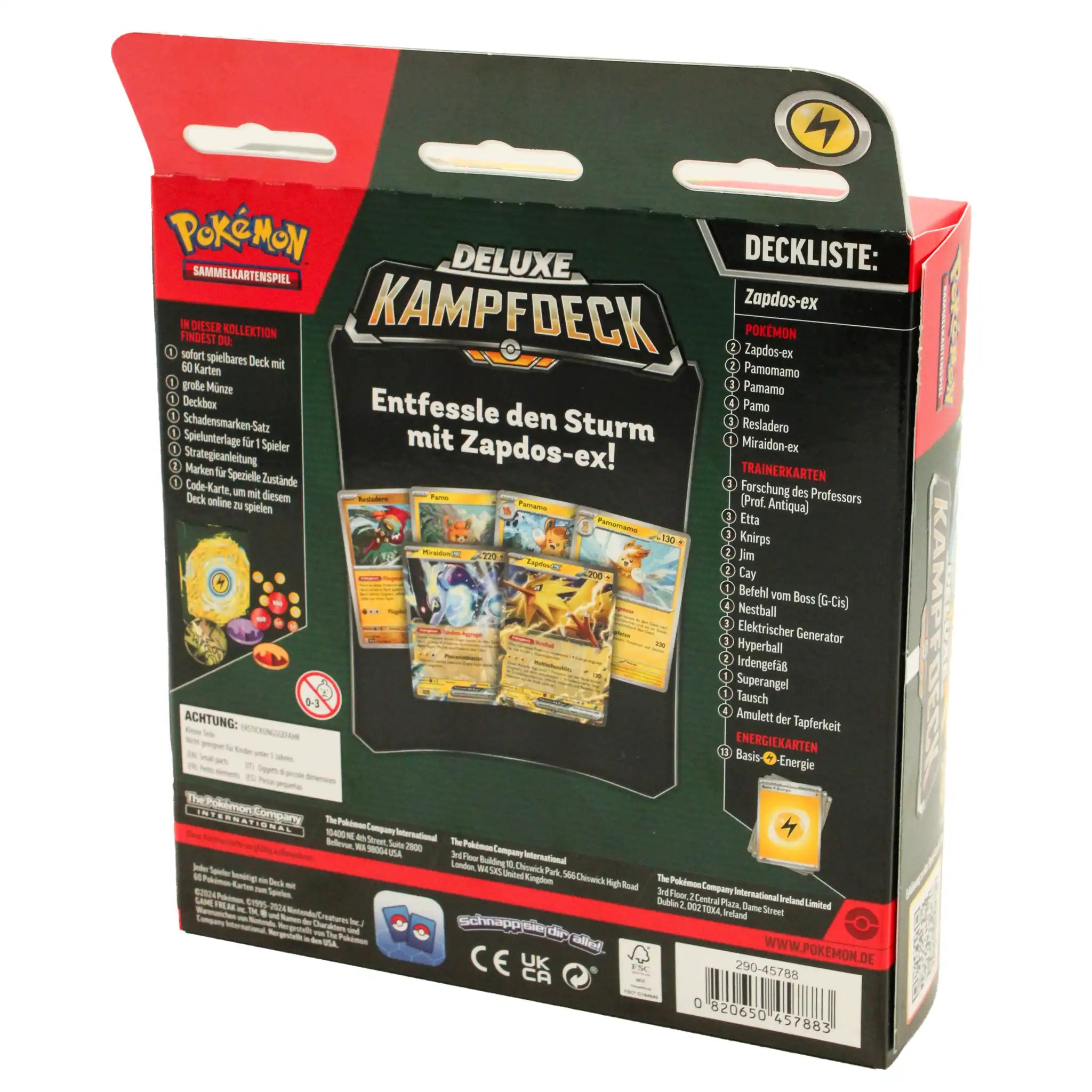 Liga Kampfdeck Zapdos ex - Deutsch