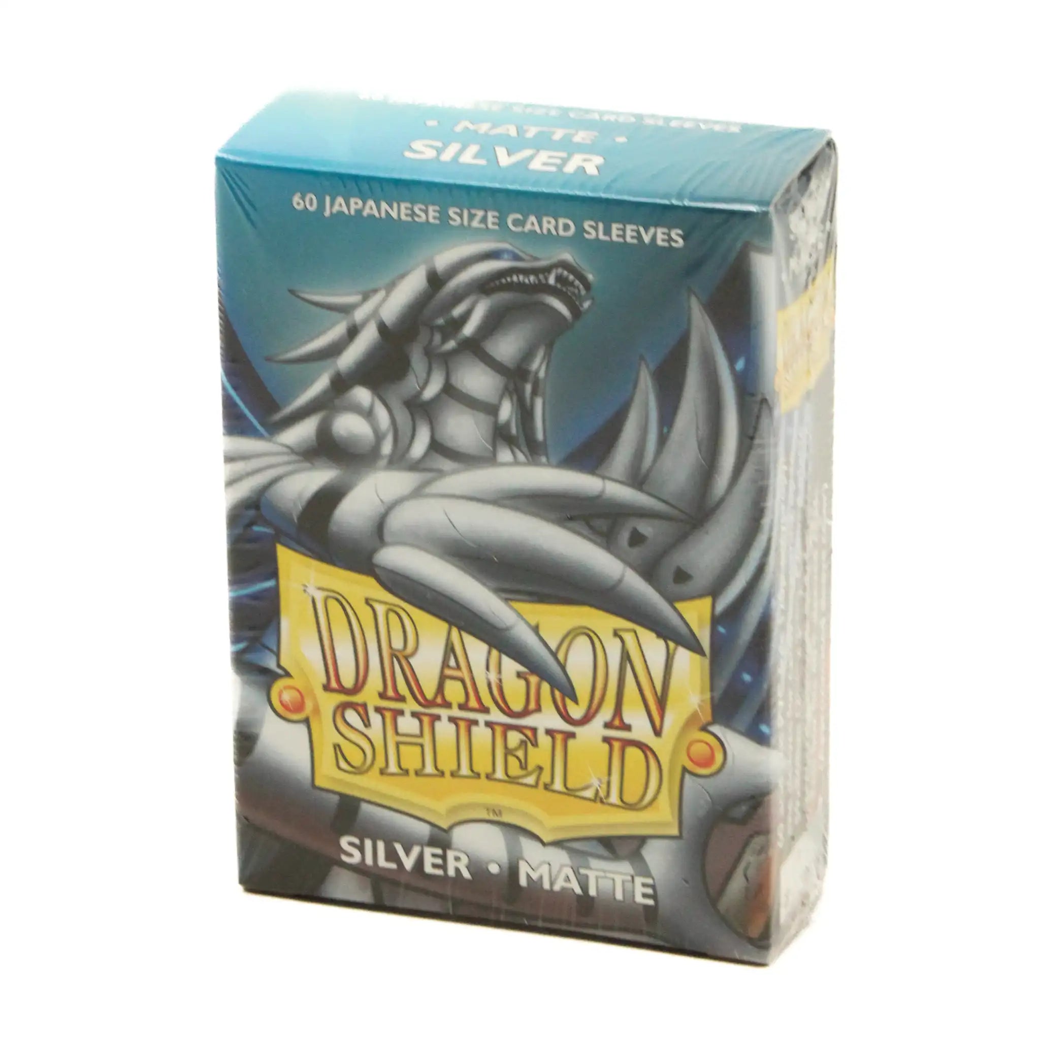 Dragon Shield - Matte - Silver (60) (Japanese Size)