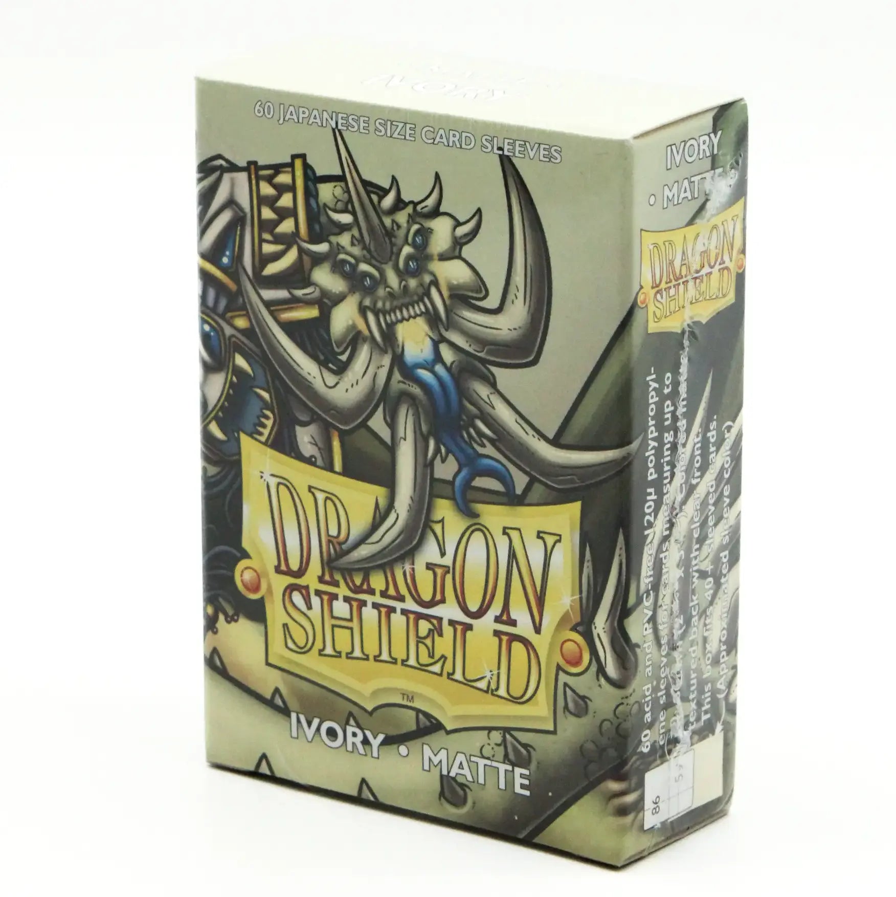 Dragon Shield - Matte - Ivory (60) (Japanese Size)