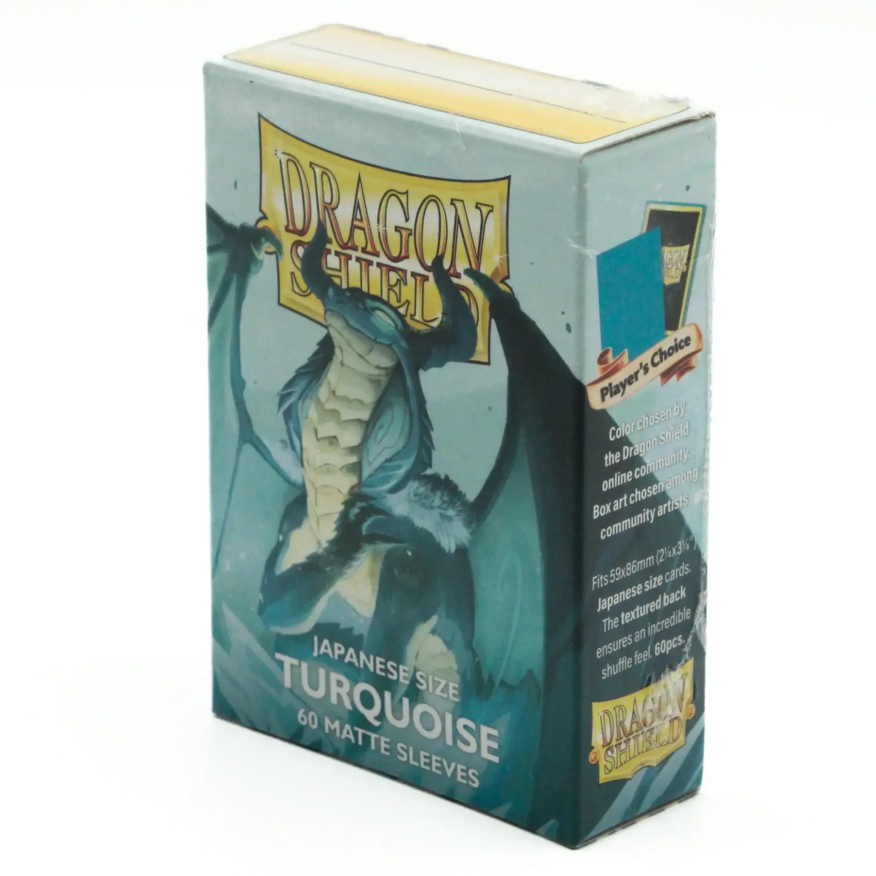 Dragon Shield - Matte - Turquoise (60) (Japanese Size)