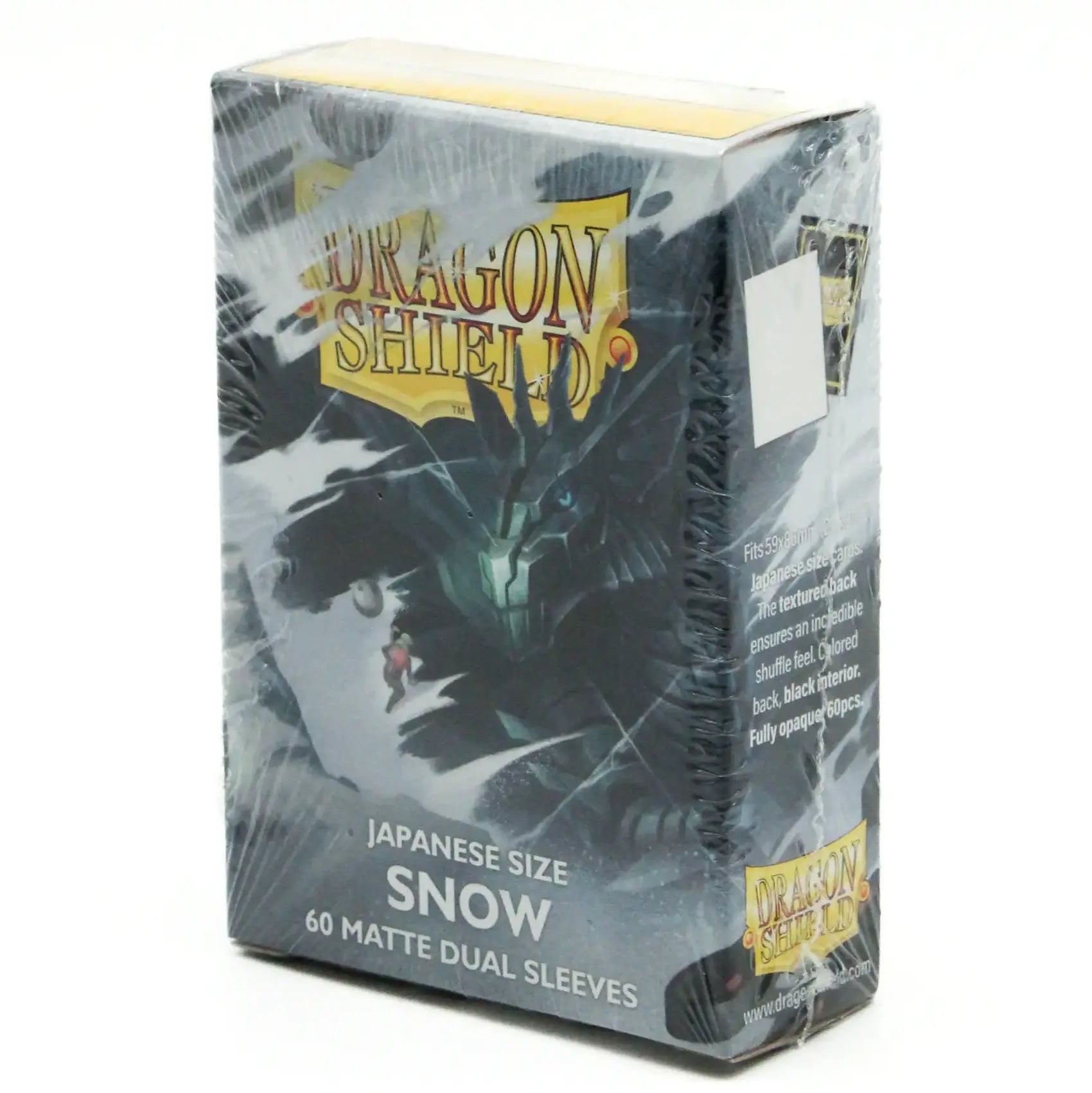 Dragon Shield - Matte Dual - Snow (60) (Japanese Size)