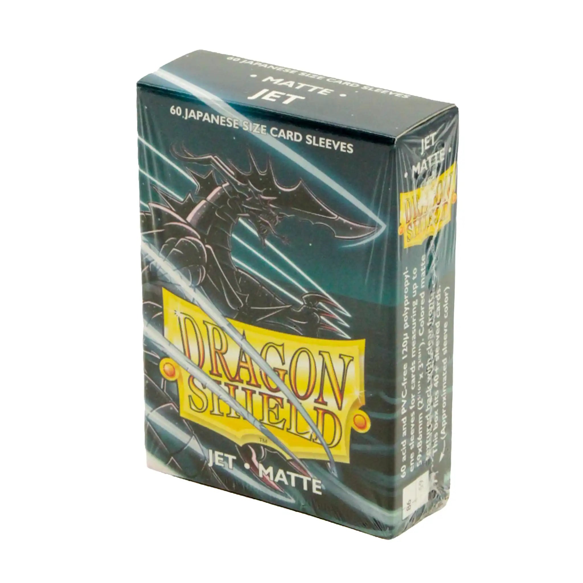 Dragon Shield - Matte - Jet (60) (Japanese Size)