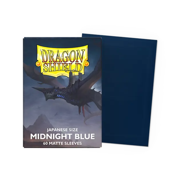 Dragon Shield - Matte - Midnight Blue (60) (Japanese Size)