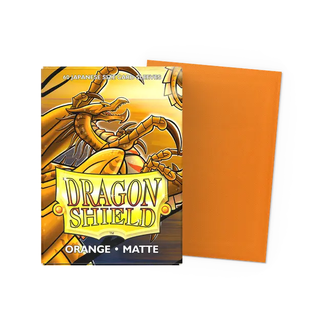 Dragon Shield - Matte - Orange (60) (Japanese Size)