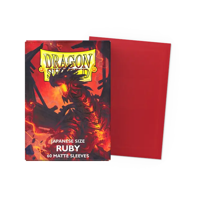 Dragon Shield - Matte - Ruby (60) (Japanese Size)