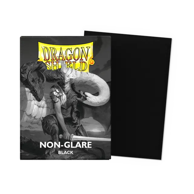 Dragon Shield - Non-Glare - Black (100) (Standardgröße)