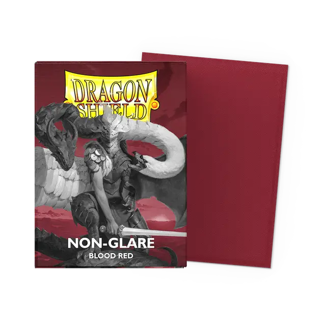 Dragon Shield - Non-Glare - Blood Red (100) (Standardgröße)