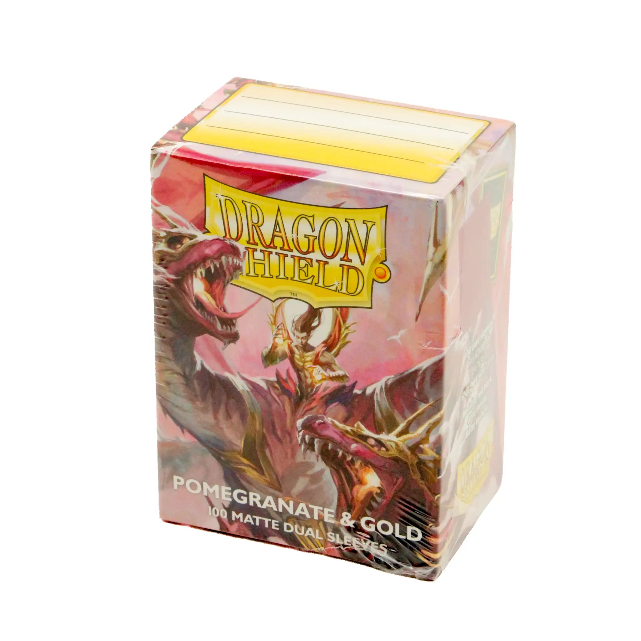Dragon Shield - Matte Dual - Pomegranate & Gold (100) (Standardgröße)