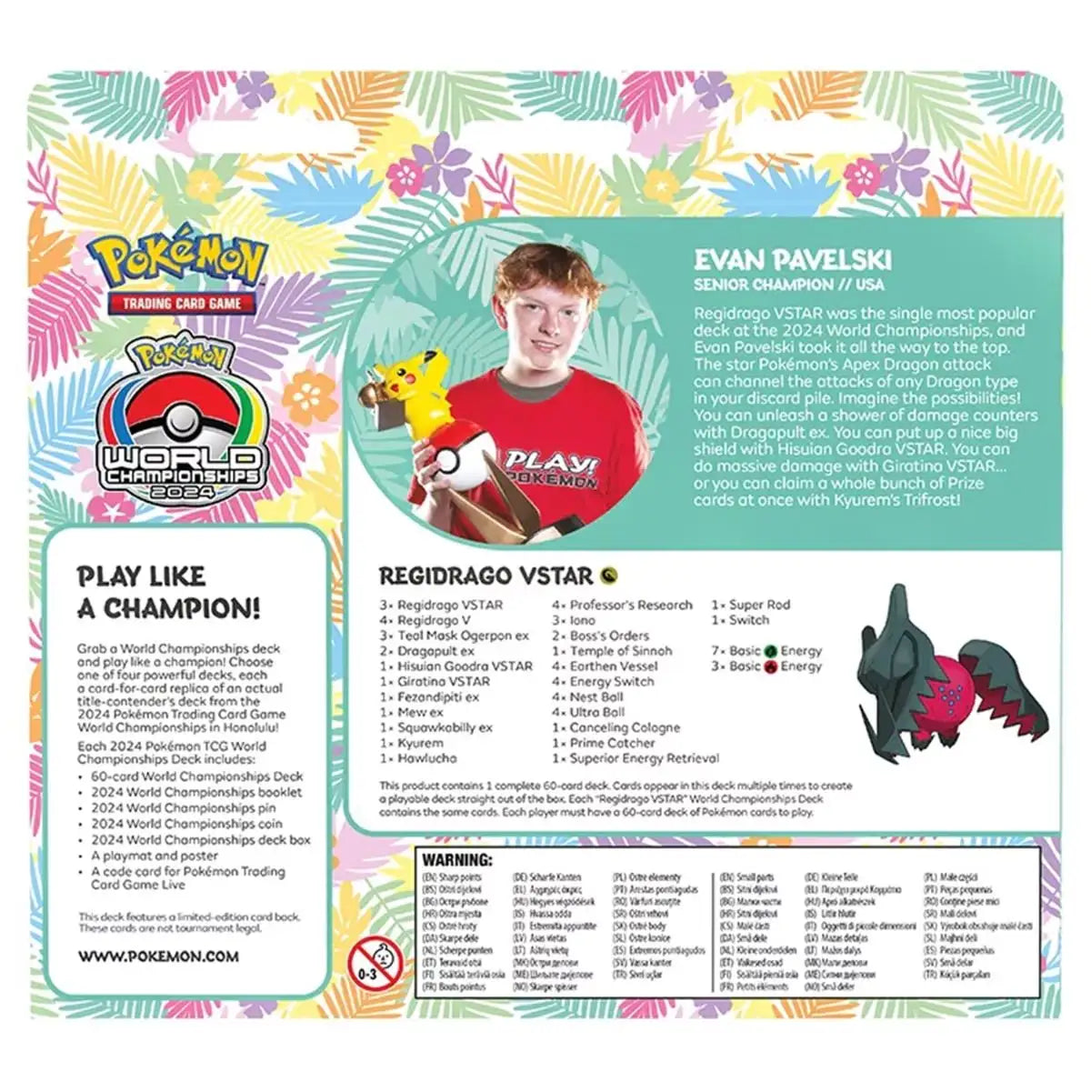 World Champion Deck 2024: Evan Pavelski "Regidrago VStar" EN
