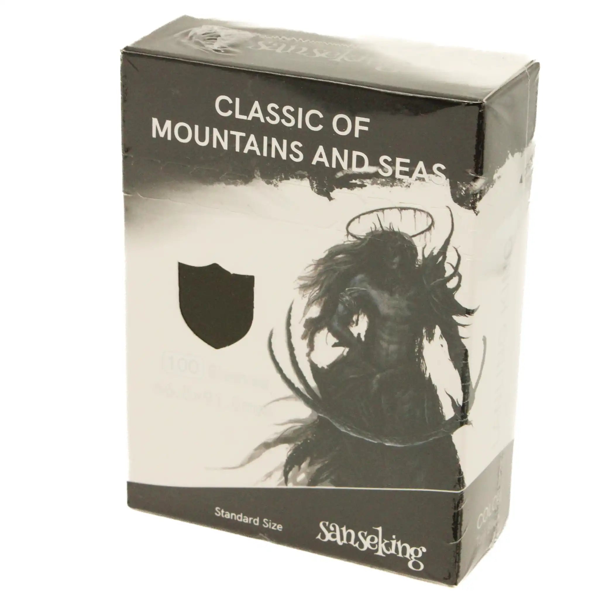Sanseking: Lanling 100 Standard Size Sleeves Taiji Black
