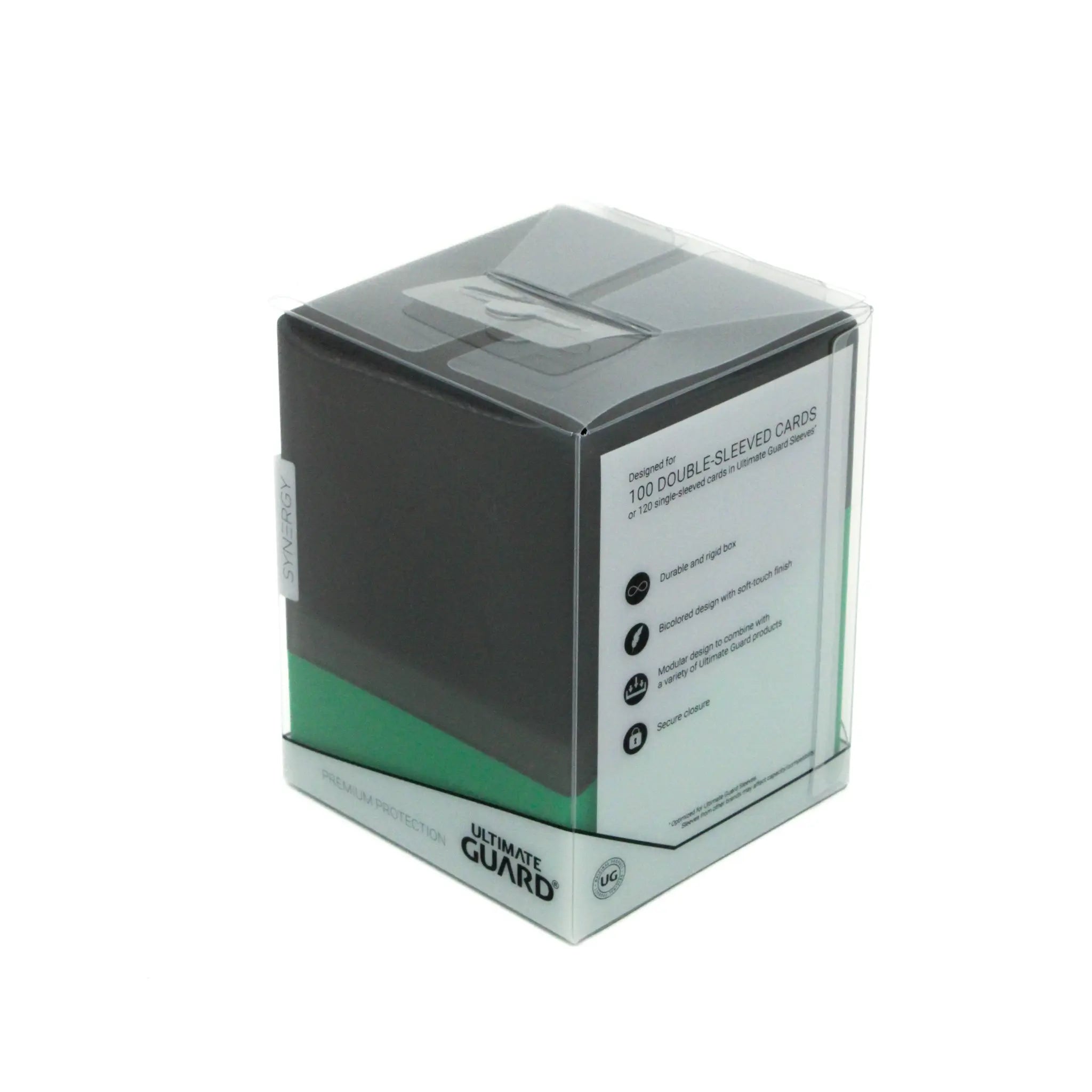 Ultimate Guard - Boulder 100+ Synergy Black/Green