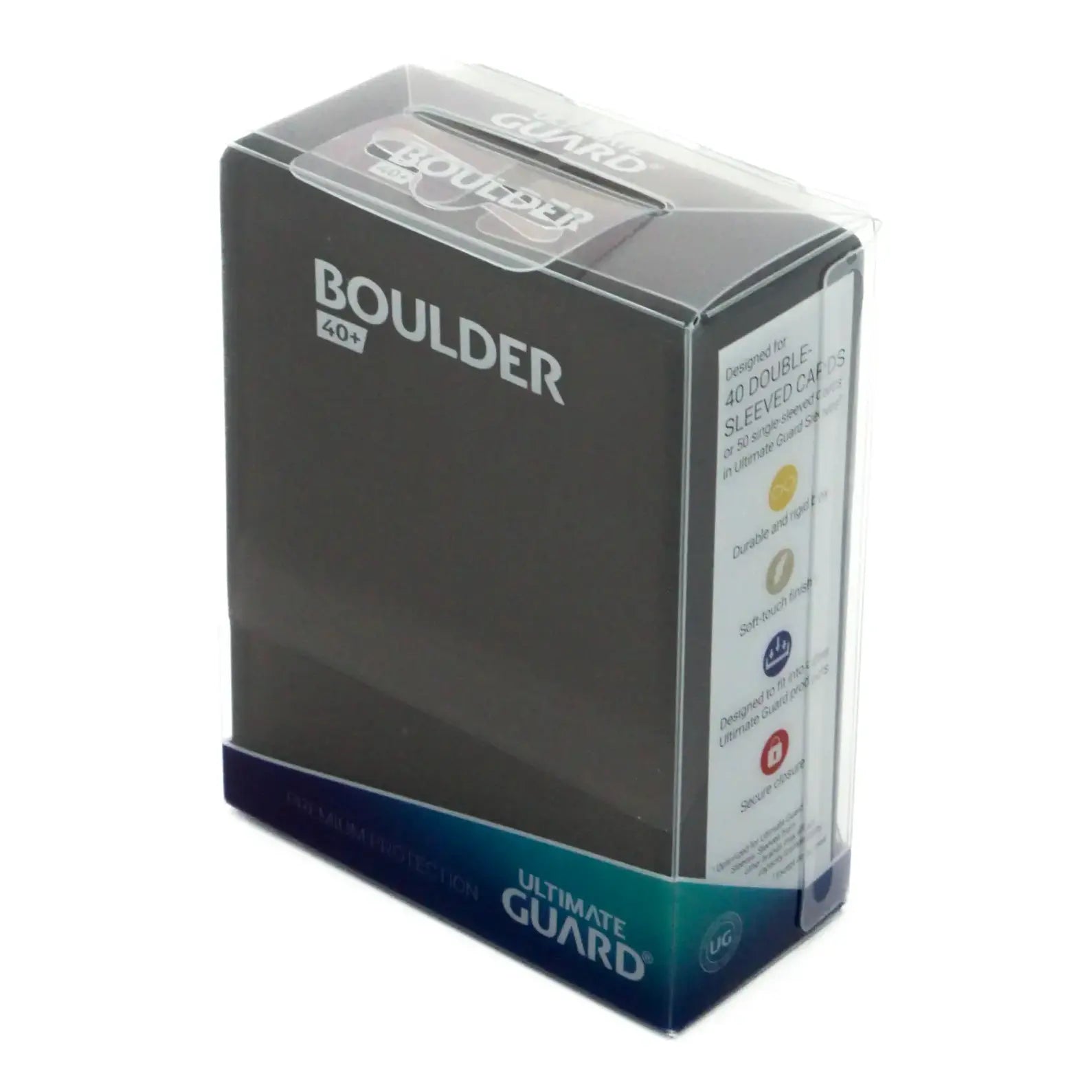 Ultimate Guard - Boulder 40+ Frosted Onyx