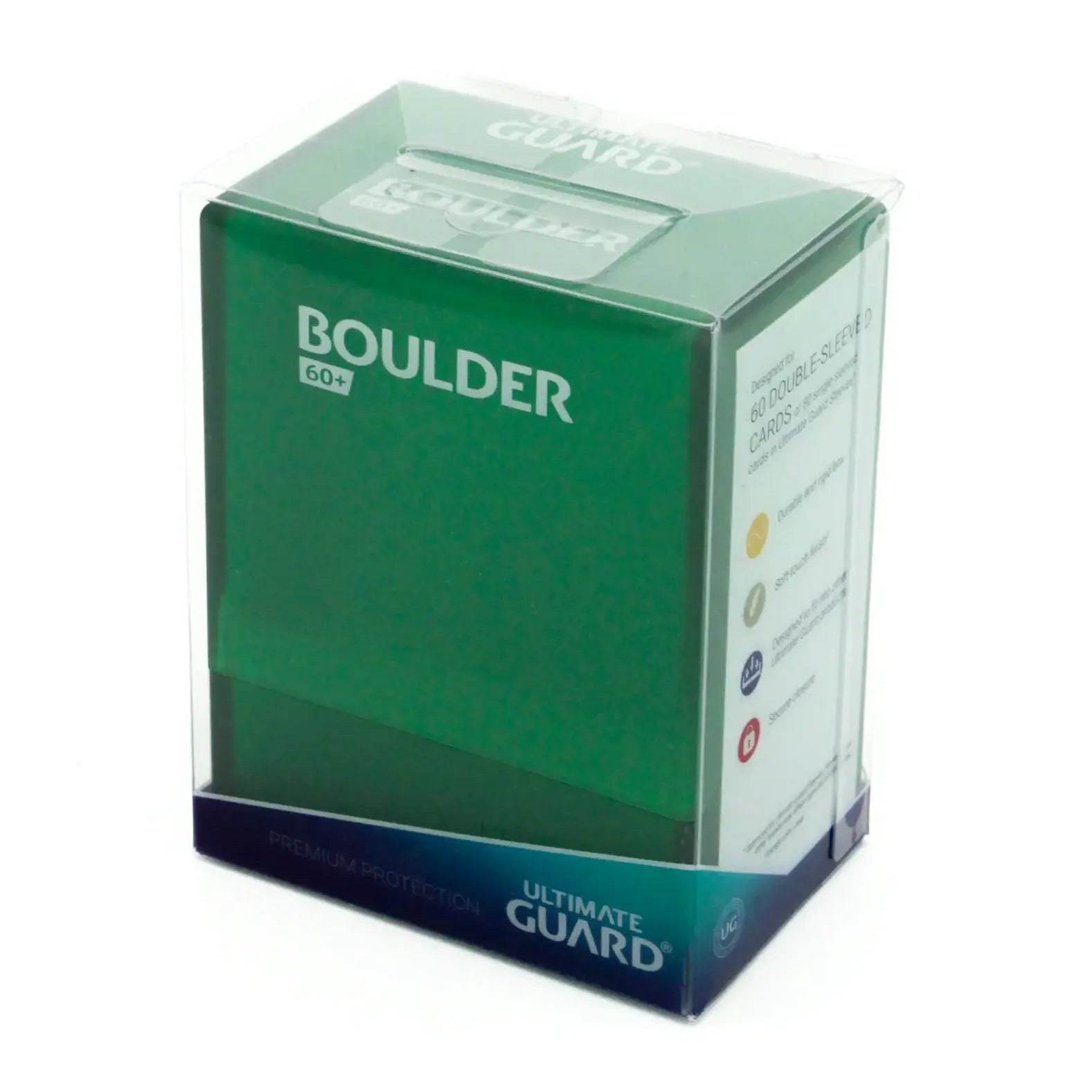 Ultimate Guard - Boulder 60+ Frosted Emerald
