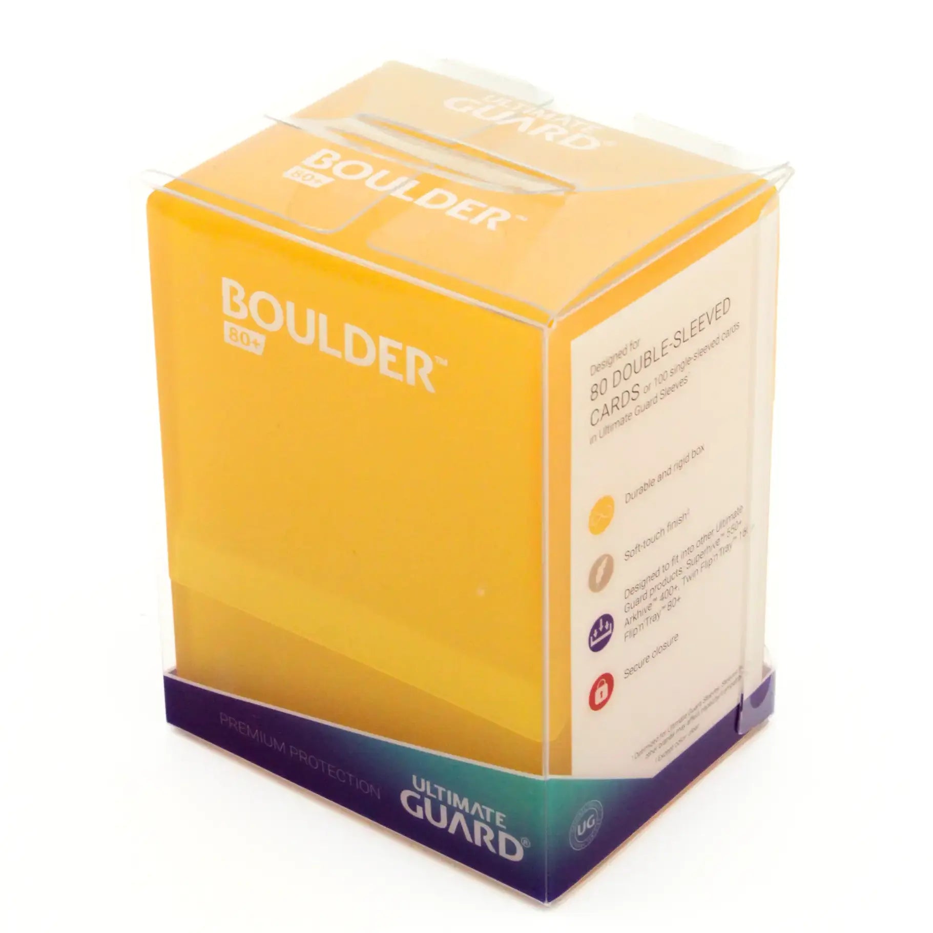 Ultimate Guard - Boulder 80+ Frosted Amber
