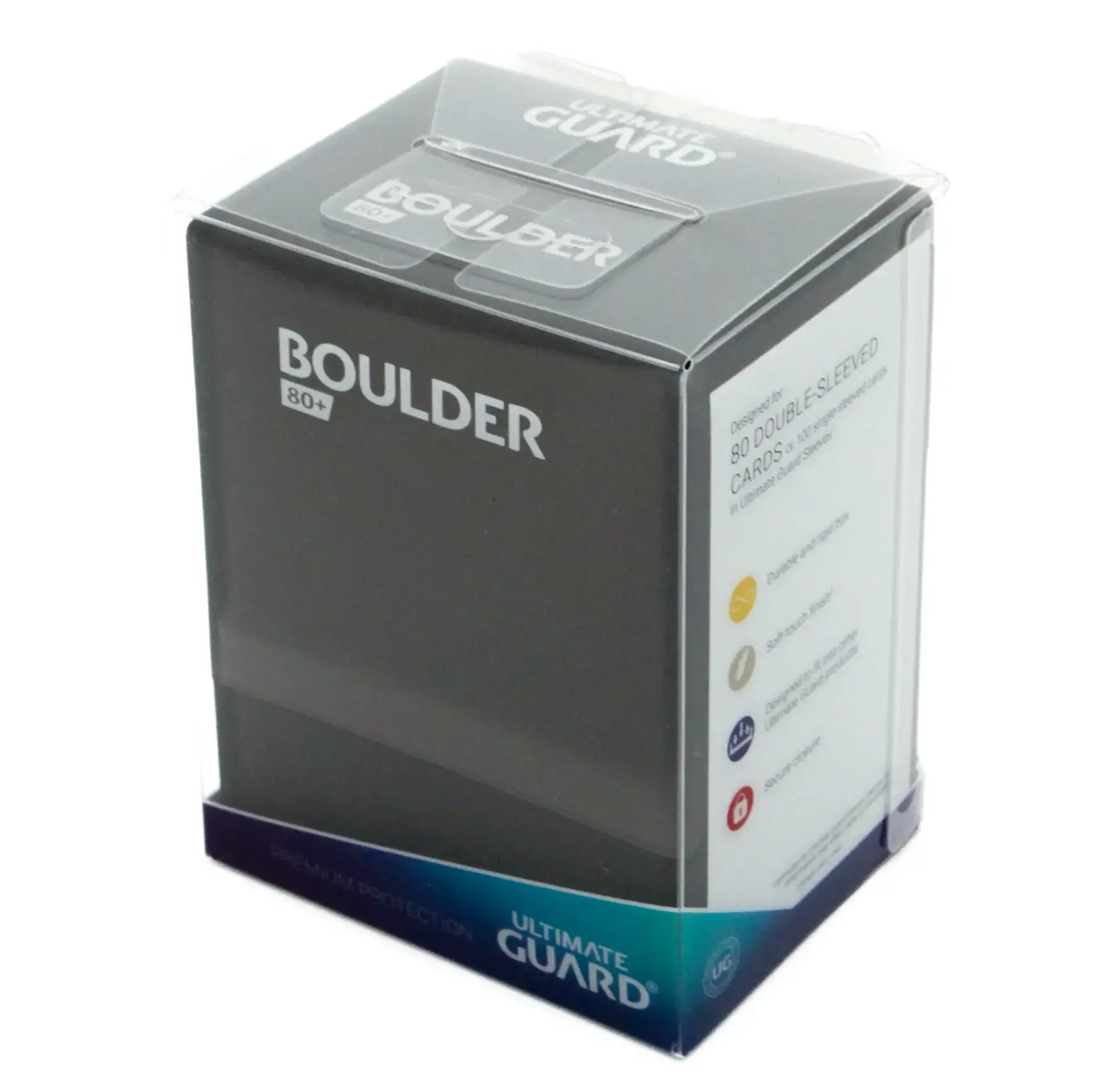 Ultimate Guard - Boulder 80+ Frosted Onyx