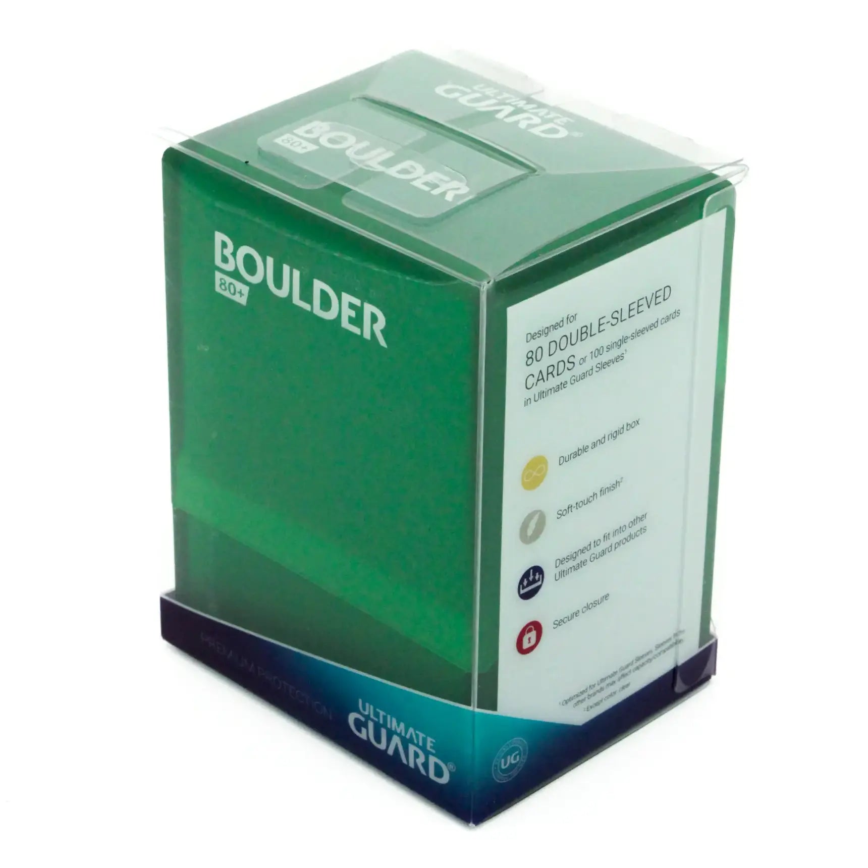 Ultimate Guard - Boulder 80+ Frosted Emerald