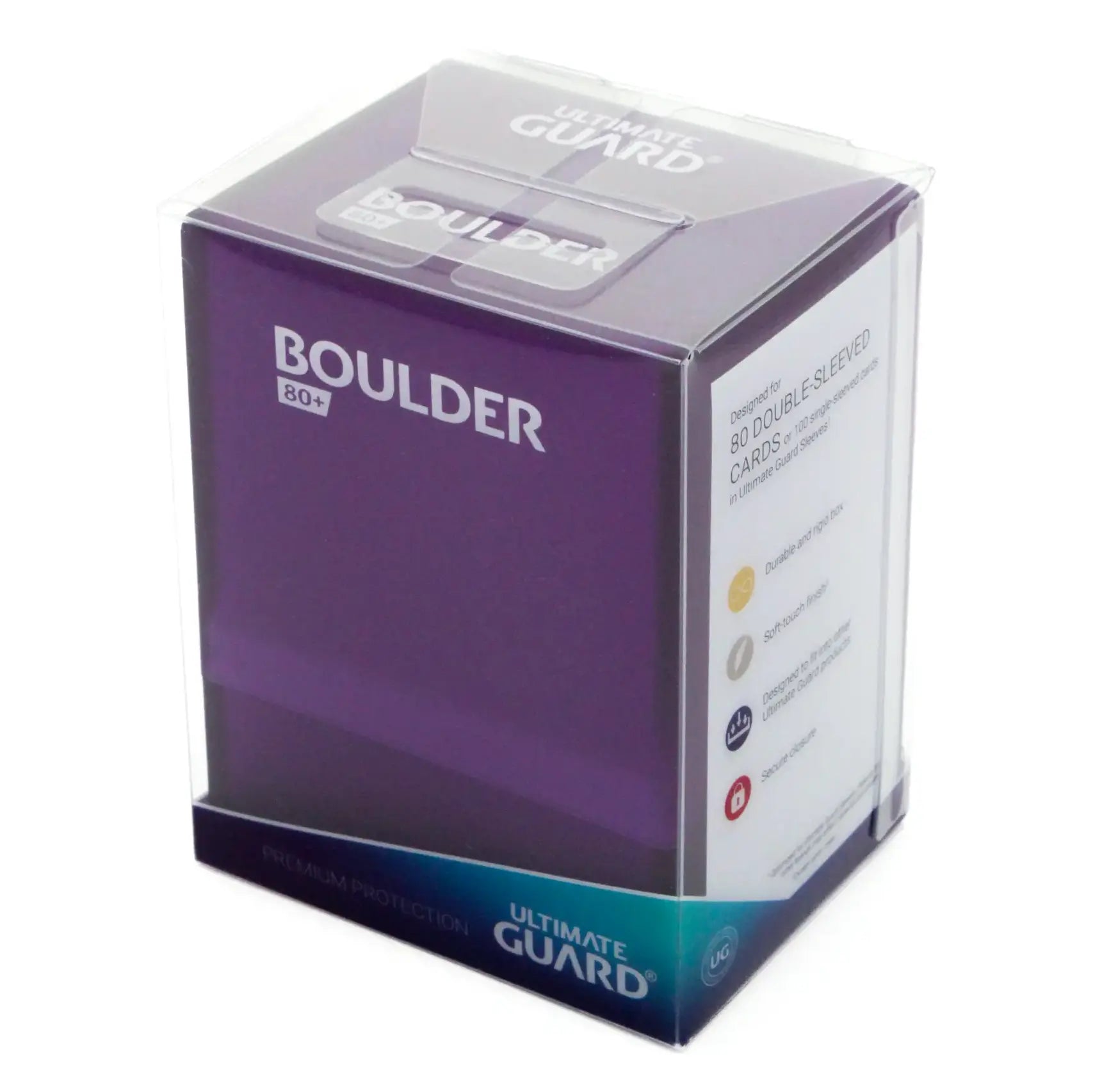 Ultimate Guard - Boulder 80+ Frosted Amethyst