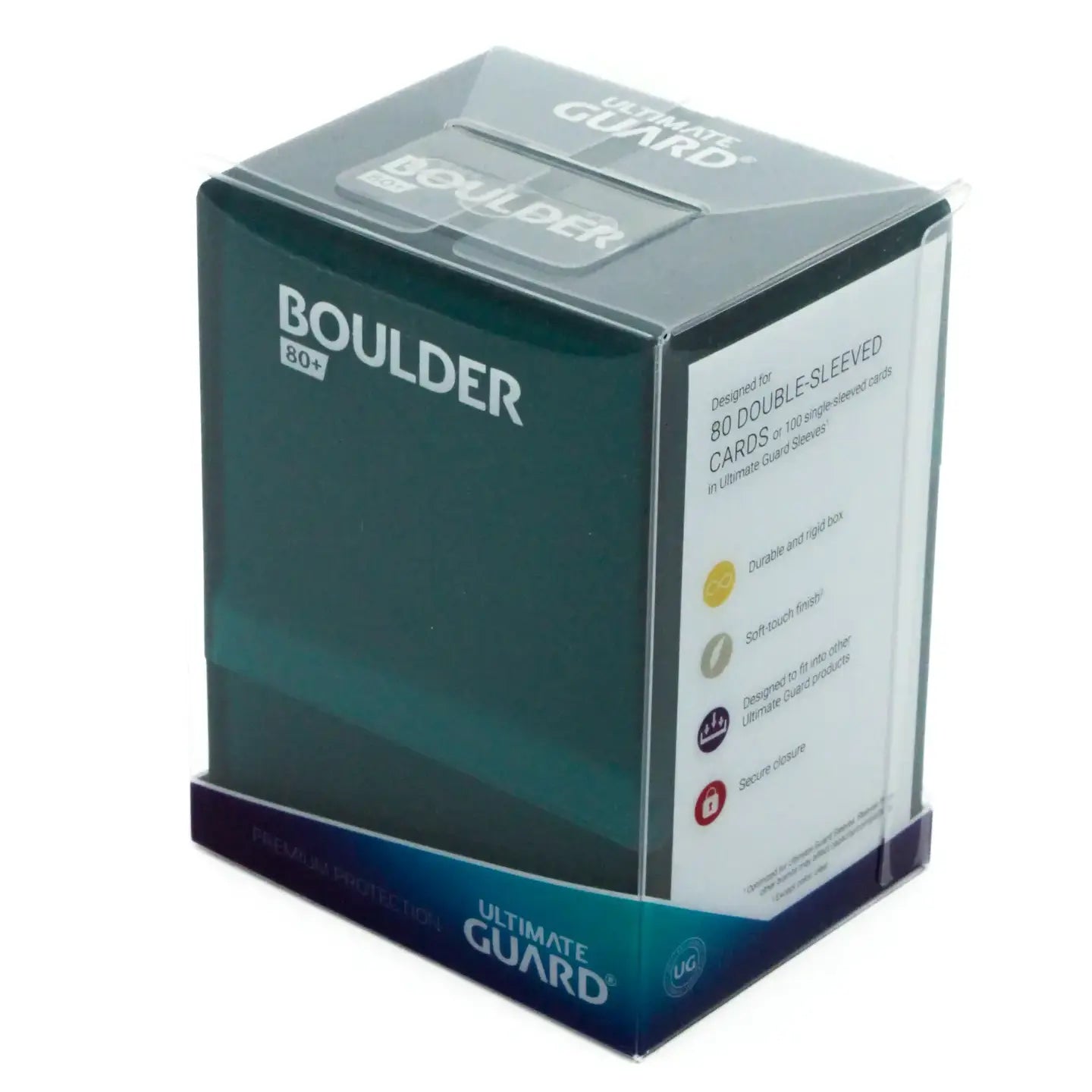 Ultimate Guard - Boulder 80+ Frosted Malachite