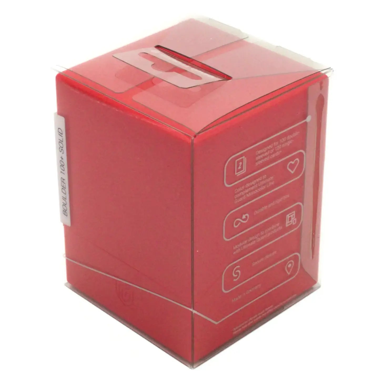 Ultimate Guard - Boulder 100+ Solid Red