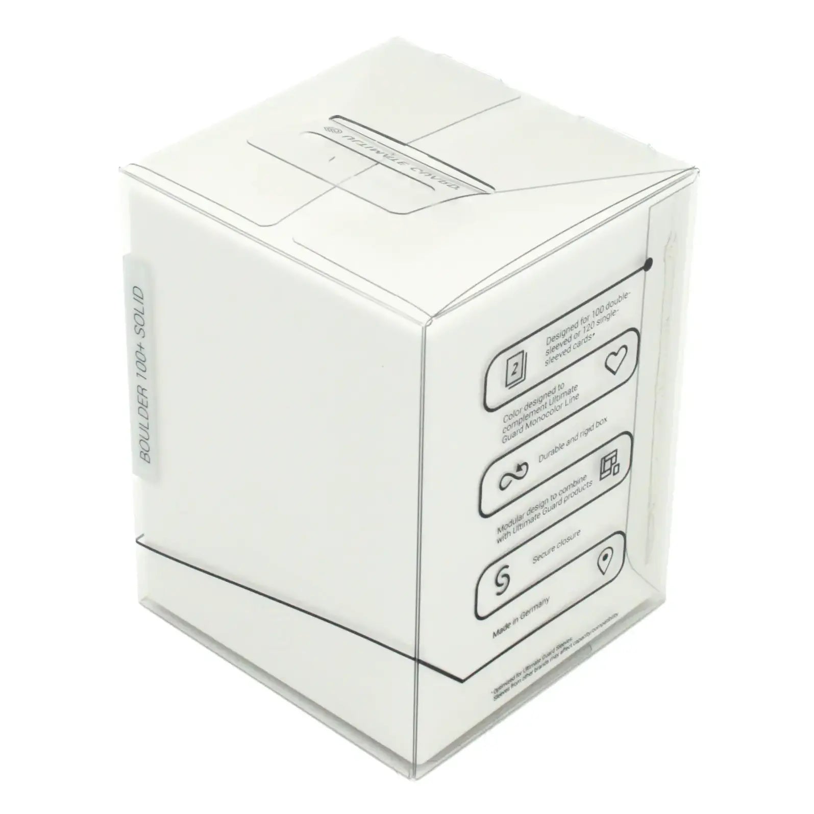Ultimate Guard - Boulder 100+ Solid White