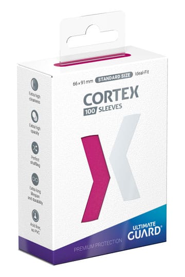 Ultimate Guard Cortex Sleeves (100) Standard Size Pink