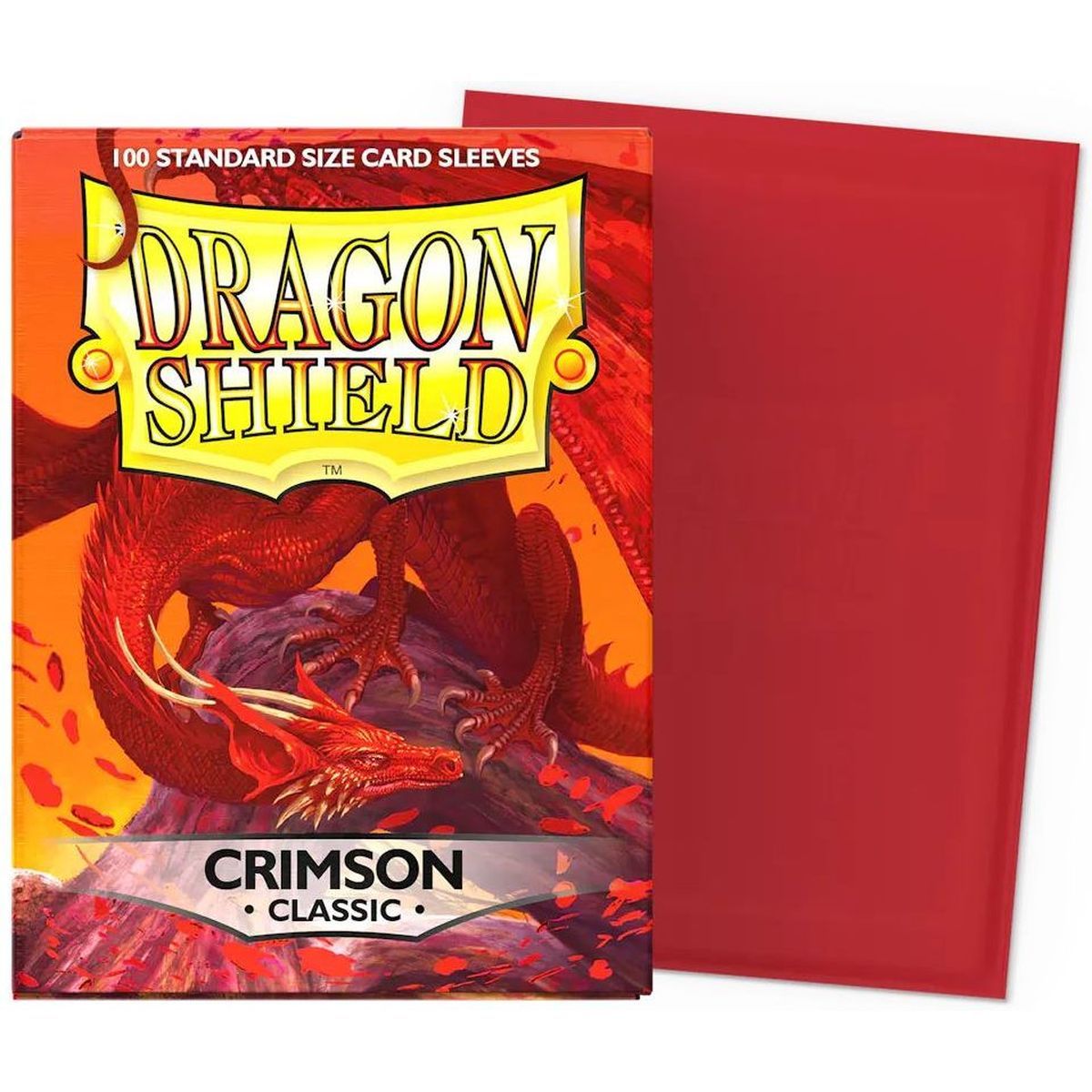 Dragon Shield - Classic - Crimson (100) (Standardgröße)