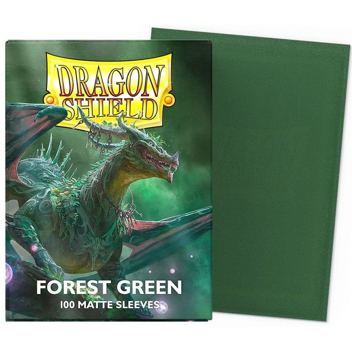 Dragon Shield - Matte - Forest Green (100) (Standardgröße)