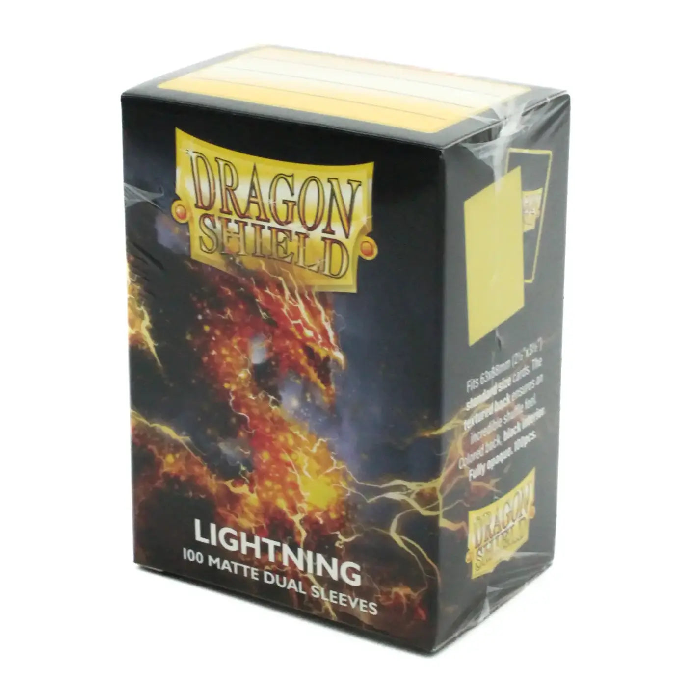 Dragon Shield Dual Matte Sleeves - Lightning (100 Sleeves) (Standardgröße)