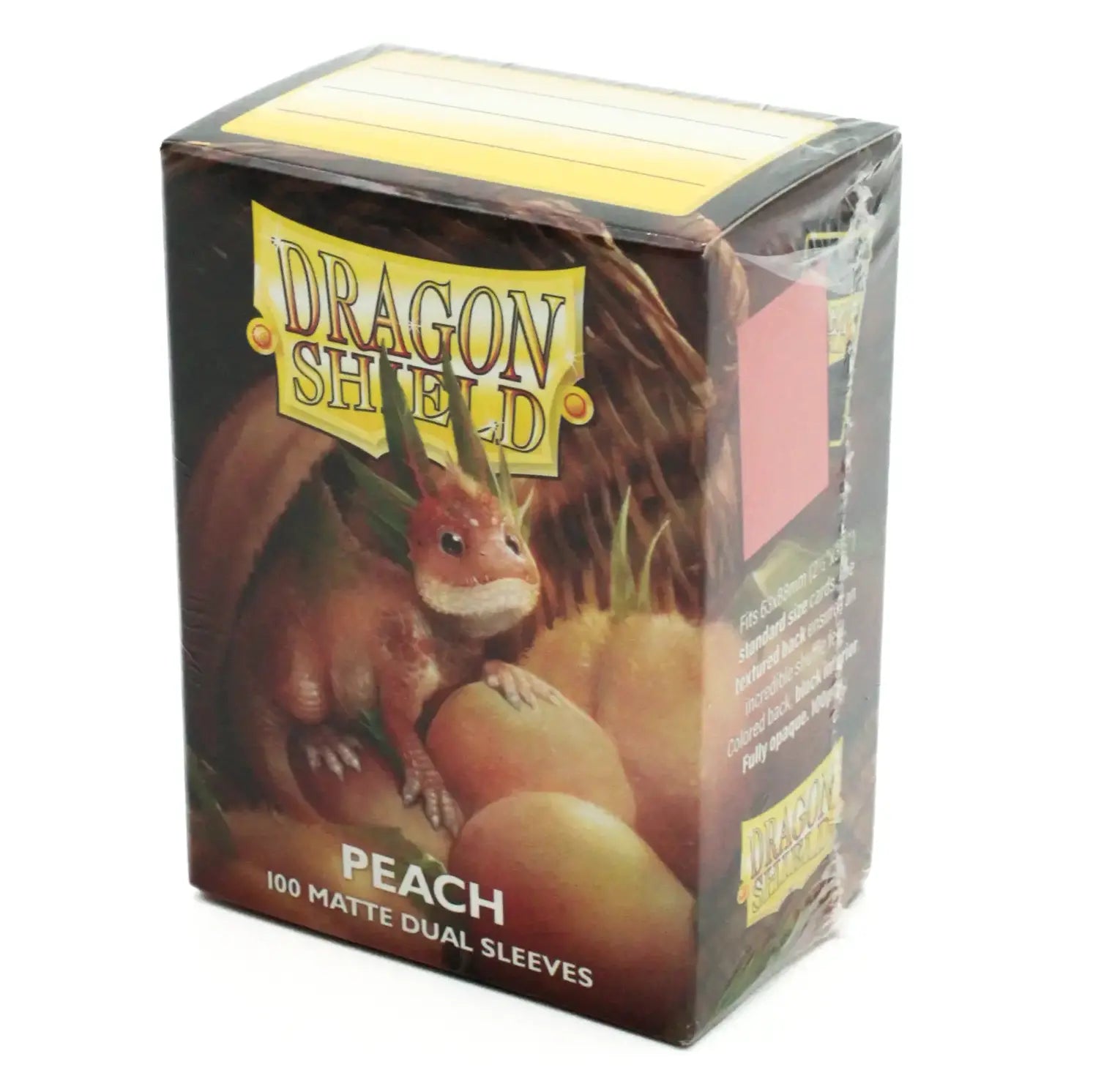 Dragon Shield Dual Matte Sleeves - Peach (100 Sleeves)(Standardgröße)