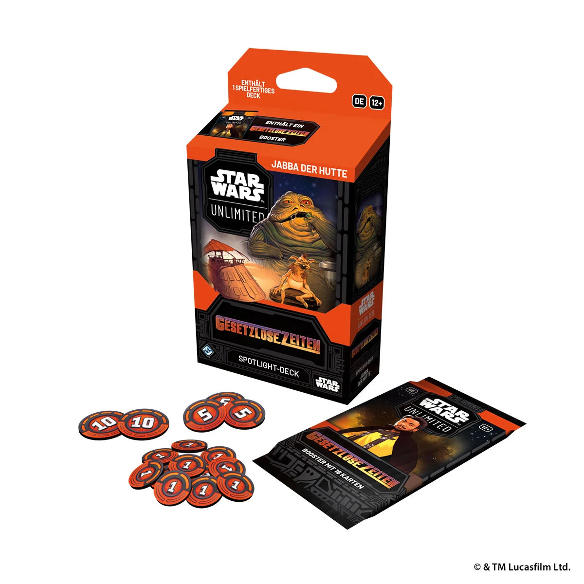 Star Wars: Unlimited – A Lawless Time Spotlight Deck Jabba The Hutt- Deutsch
