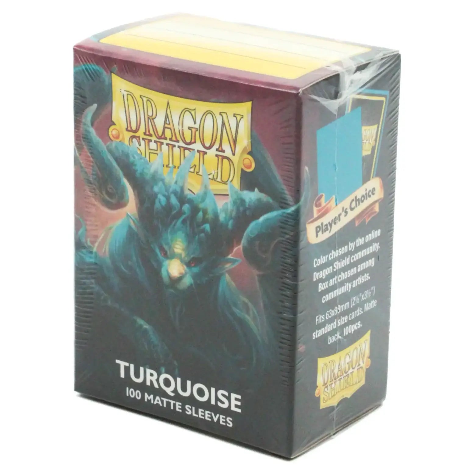 Dragon Shield - Matte - Turquoise (100) (Standardgröße)