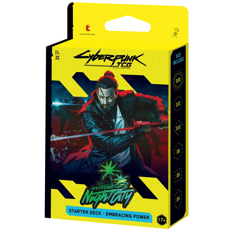 Cyberpunk TCG | Welcome To Night City | Starter Deck - Embracing Power (EN) (Vorbestellung) (Copy)
