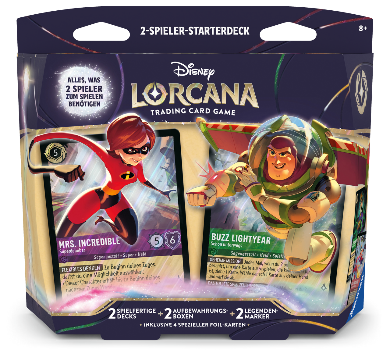 Lorcana Unbekannte Wildnis Zwei-Spieler Starterdeck DE