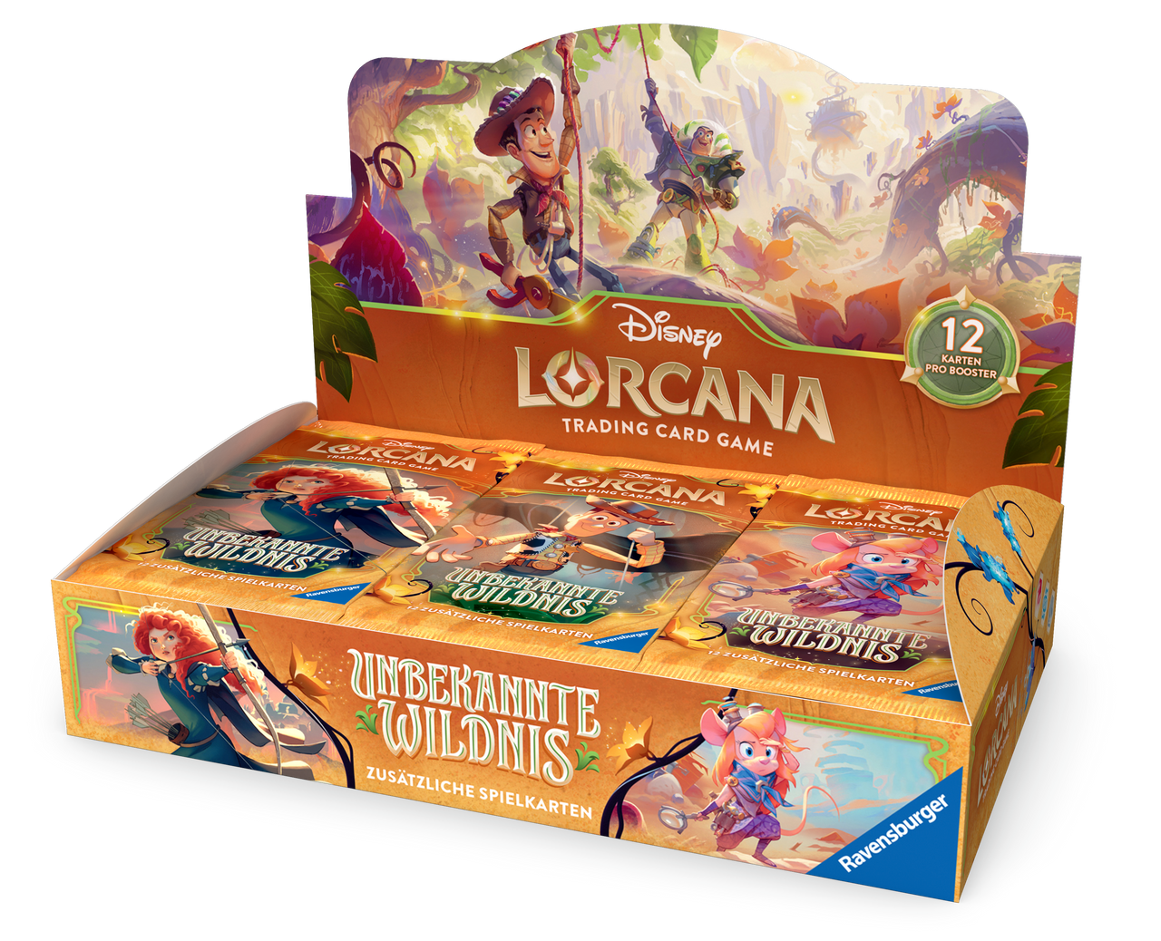 Lorcana Unbekannte Wildnis Display DE