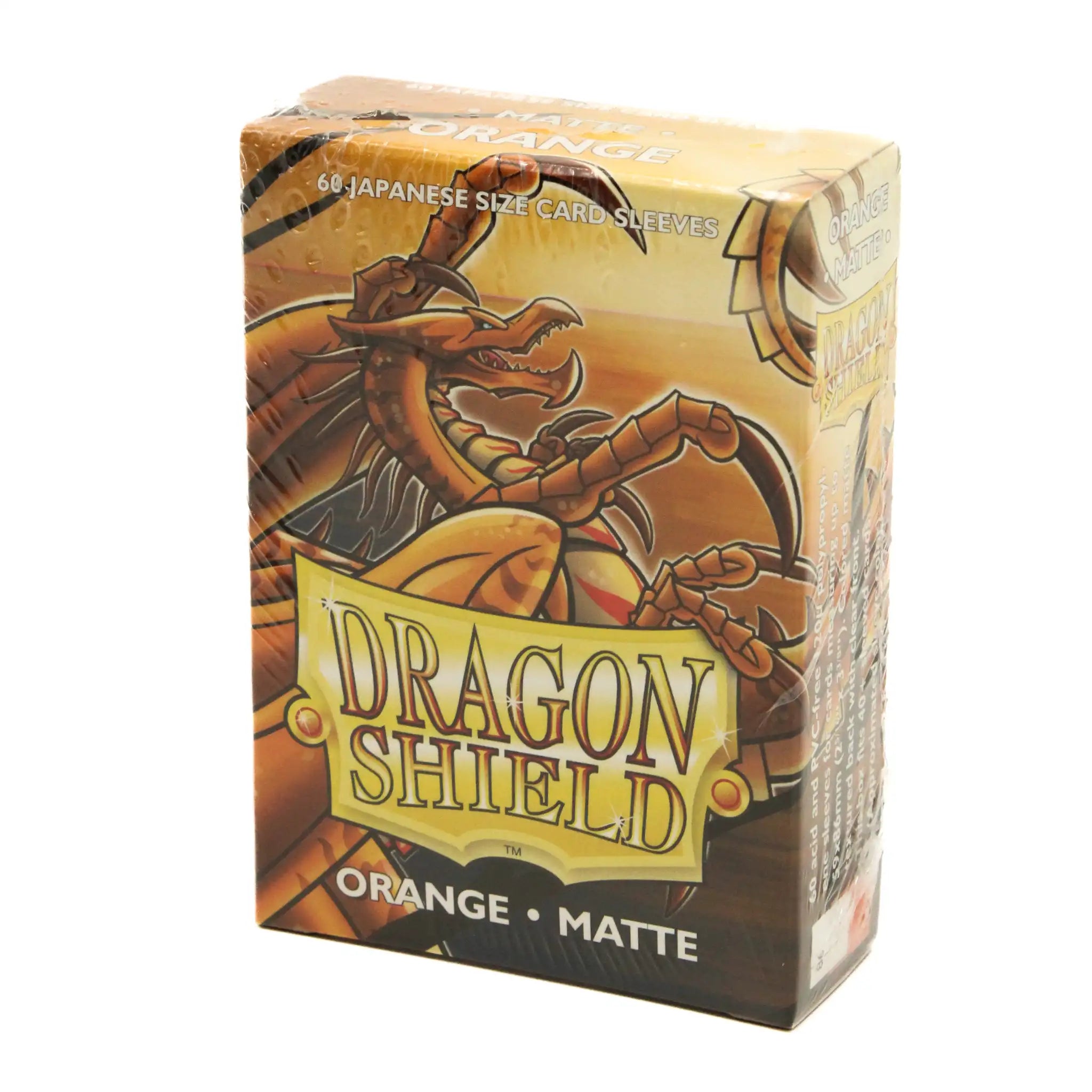 Dragon Shield - Matte - Orange (60) (Japanese Size)