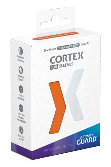 Ultimate Guard Cortex Sleeves (100) Standard Size Orange